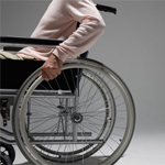 person in wheelchair