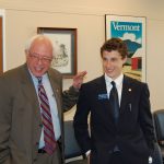 Sanders Meets with Senate Page from Vermont