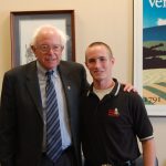 Sanders Meets with American Legion Boys Nation Member