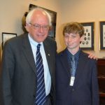 Vermont Student Visits Senator Sanders in Washington