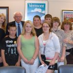 Sanders Meets with Students from Benson Middle School