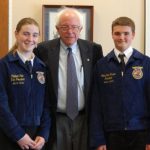 Sanders Met With Vermont’s Future Farmers of America